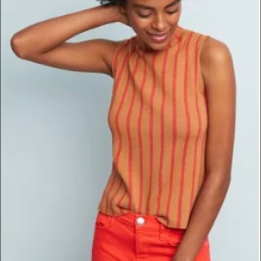 Anthropologie Moth Sleeveless Top Small